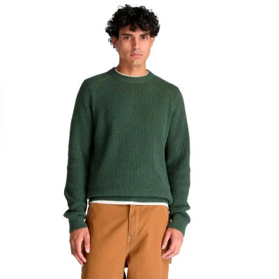 блуза,мъжки,пуловери,дамски,пуловери,timberland,cotton,blend,raglan,sleeve,crew,sweater,green,(sycamore,heather)