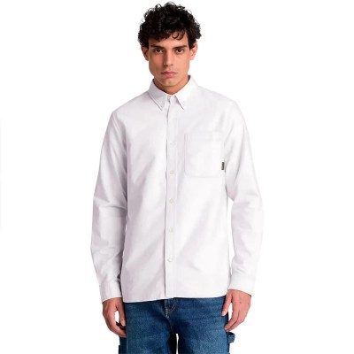 риза,с,дълъг,ръкав,дамски,ризи,мъжки,ризи,timberland,lake,warner,solid,oxford,long,sleeve,shirt,white,(white,yd)