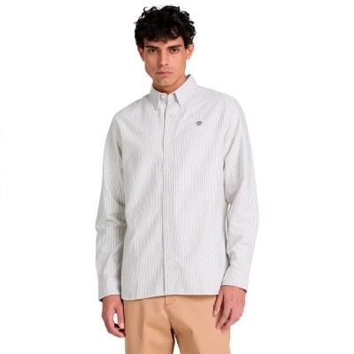 риза,с,дълъг,ръкав,дамски,ризи,мъжки,ризи,timberland,lake,warner,striped,oxford,long,sleeve,shirt,white,(deep,lichen,green,yd)