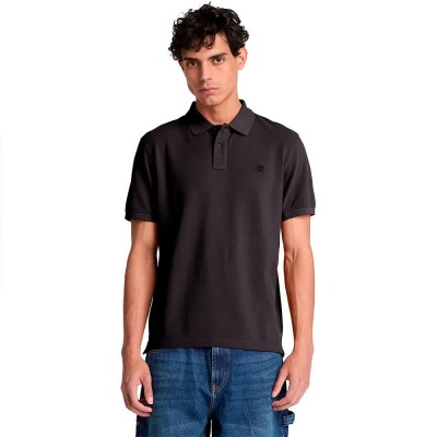 дамски,блузи,с,яка,мъжки,блузи,с,яка,timberland,millers,river,pique,short,sleeve,polo,black,(black)