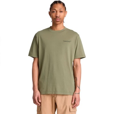 тениска,мъжки,тениски,дамски,тениски,timberland,nh,poster,back,graphic,short,sleeve,t,shirt,green,(deep,lichen,green)