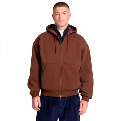блуза,мъжки,пуловери,timberland,reversible,sweatshirt,brown,(chicory,coffee)