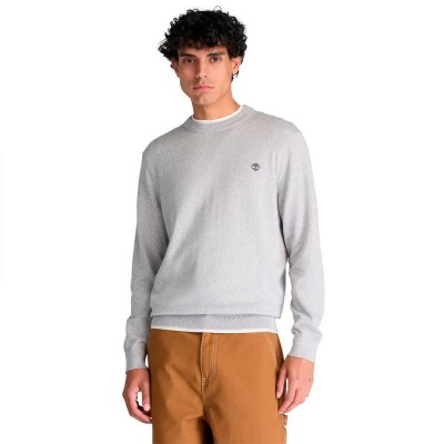 блуза,мъжки,пуловери,дамски,пуловери,timberland,williams,river,cotton,crew,sweater,grey,(medium,grey,heather)