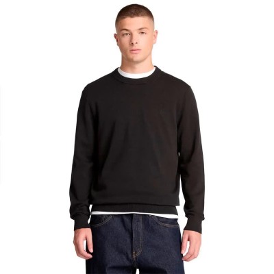 блуза,мъжки,пуловери,дамски,пуловери,timberland,williams,river,cotton,crew,sweater,black,(black)