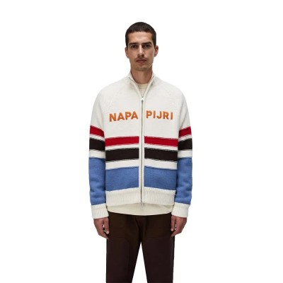 блуза,мъжки,пуловери,дамски,пуловери,napapijri,aldar,full,zip,sweater,white,(putty)
