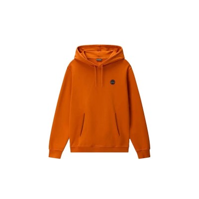 суичър,мъжки,пуловери,napapijri,b,badge,hoodie,orange,(gold,flame)