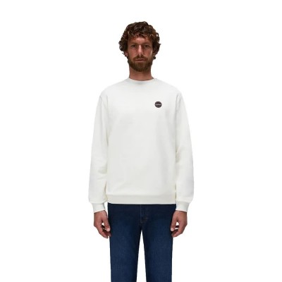 блуза,мъжки,пуловери,napapijri,badge,crew,sweatshirt,white,(white,heron)