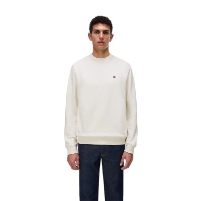 блуза,мъжки,пуловери,napapijri,balis,crew,sum,2,sweatshirt,white,(white,whisper)