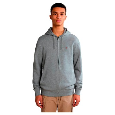 блуза,мъжки,пуловери,napapijri,balis,summer,full,zip,sweatshirt,grey,(medium,grey,melange)