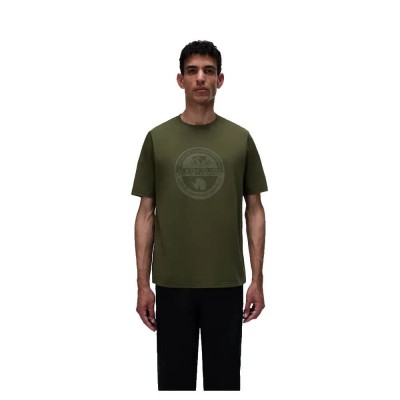 тениска,мъжки,тениски,дамски,тениски,napapijri,bollo,3,short,sleeve,t,shirt,green,(olive,night)