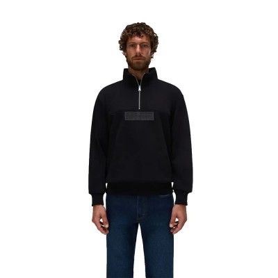 блуза,мъжки,пуловери,napapijri,box,logo,half,zip,sweatshirt,black,(black,beauty)