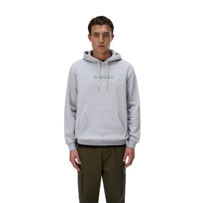 суичър,мъжки,пуловери,napapijri,box,logo,hoodie,grey,(light,grey,melange)