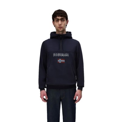 суичър,мъжки,пуловери,napapijri,burgee,2.0,hoodie,blue,(blu,marine)