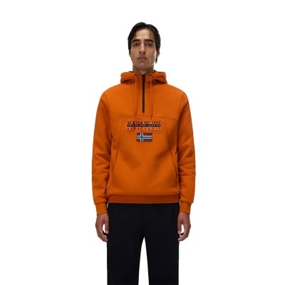 суичър,мъжки,пуловери,napapijri,burgee,2.0,hoodie,orange,(gold,flame)