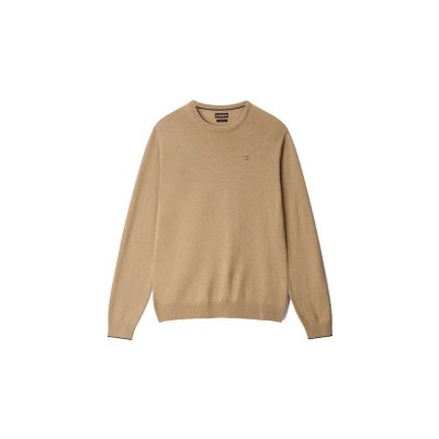 блуза,мъжки,пуловери,дамски,пуловери,napapijri,damavand,c,4,sweater,brown,(petrifiedoak)