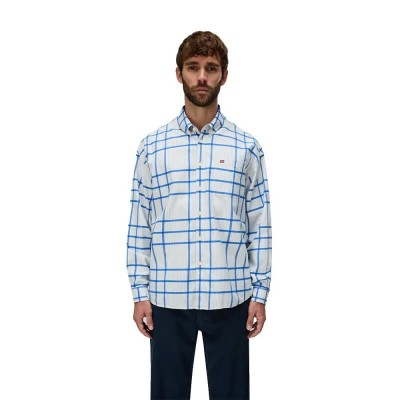 карирана,риза,дамски,ризи,мъжки,ризи,napapijri,eos,flannel,long,sleeve,shirt,white,(check,cie)