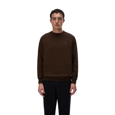 блуза,мъжки,пуловери,napapijri,nedles,crew,sweatshirt,brown,(demitasse)
