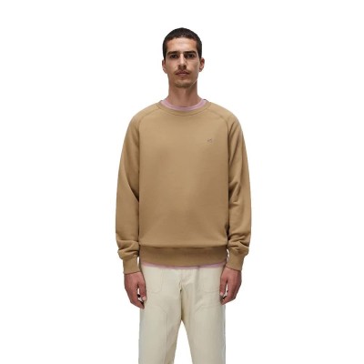 блуза,мъжки,пуловери,napapijri,nedles,crew,sweatshirt,brown,(petrifiedoak)