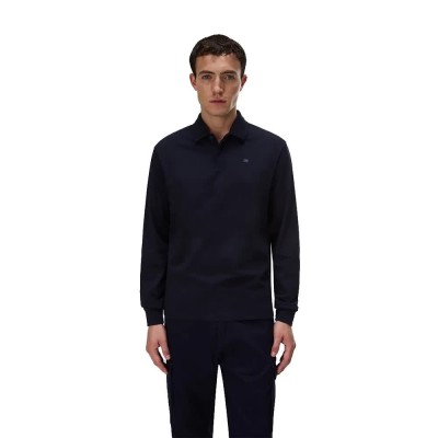 дамски,блузи,с,яка,мъжки,блузи,с,яка,napapijri,nedles,long,sleeve,polo,blue,(blu,marine)