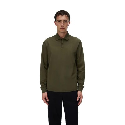дамски,блузи,с,яка,мъжки,блузи,с,яка,napapijri,nedles,long,sleeve,polo,green,(olive,night)