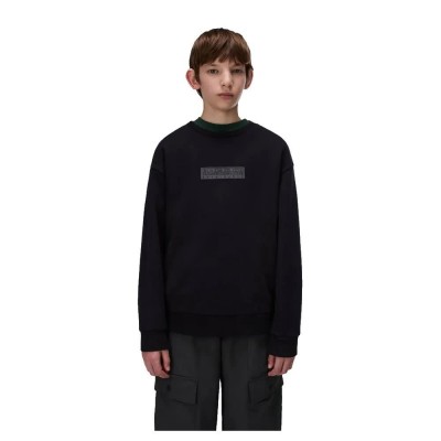 блуза,детски,блузи,napapijri,new,box,logo,crew,sweatshirt,black,(black,beauty)