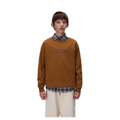 блуза,детски,блузи,napapijri,new,box,logo,crew,sweatshirt,brown,(rubber)