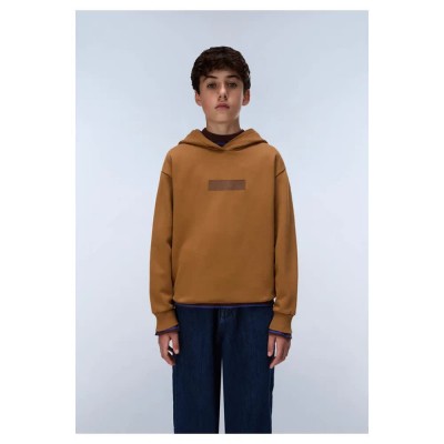блуза,детски,блузи,napapijri,new,box,logo,sweatshirt,brown,(rubber)
