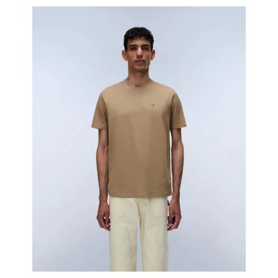 тениска,мъжки,тениски,дамски,тениски,napapijri,salis,summmer,short,sleeve,t,shirt,beige,(petrifiedoak)