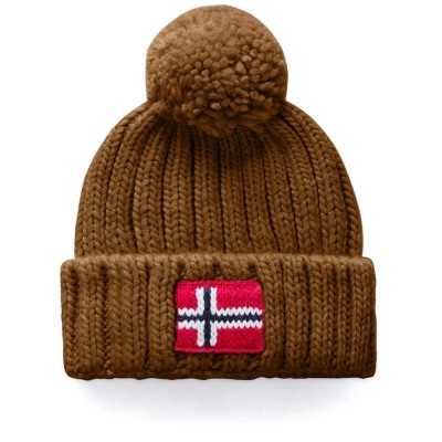 шапка,всички,шапки,napapijri,semiury,6,beanie,brown,(rubber)