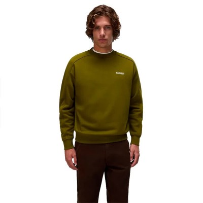 блуза,мъжки,пуловери,napapijri,teza,crew,sweatshirt,green,(avocado)