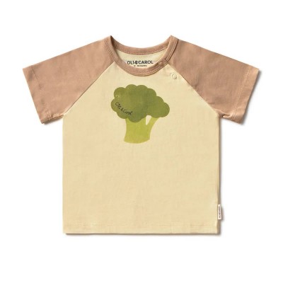 тениска,мъжки,тениски,дамски,тениски,oli&carol,brucy,the,broccoli,short,sleeve,t,shirt,beige,(multicolor)