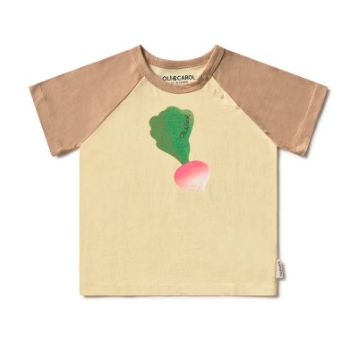 тениска,мъжки,тениски,дамски,тениски,oli&carol,ramona,the,radish,short,sleeve,t,shirt,beige,(multicolor)