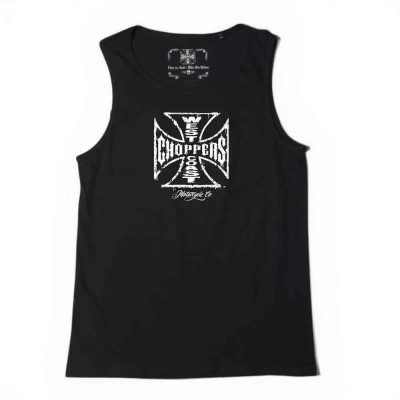 тениска,мъжки,тениски,дамски,тениски,west,coast,choppers,worn,cross,sleeveless,t,shirt,black,(black)