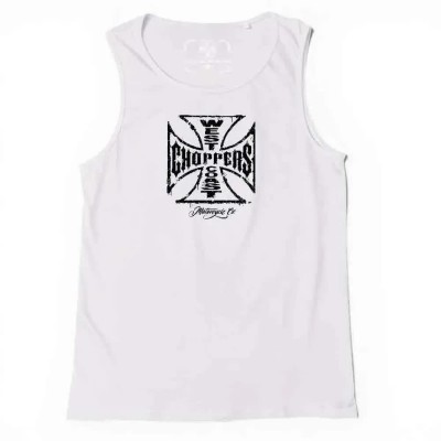 тениска,мъжки,тениски,дамски,тениски,west,coast,choppers,worn,cross,sleeveless,t,shirt,white,(white)