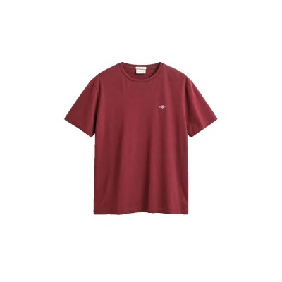 тениска,мъжки,тениски,дамски,тениски,gant,2003184,short,sleeve,t,shirt,red,(deep,grape,wine)