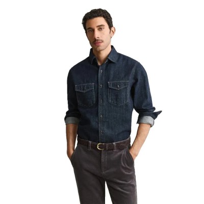 риза,с,дълъг,ръкав,дамски,ризи,мъжки,ризи,gant,3263010,long,sleeve,shirt,blue,(dark,indigo)