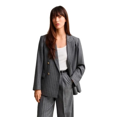 сако,дамски,сака,gant,4770363,blazer,grey,(charcoal,melange)