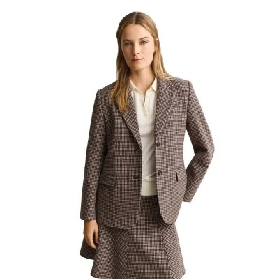 сако,дамски,сака,gant,4770370,blazer,brown,(faded,taupe)