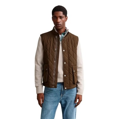 елек,мъжки,жилетки,gant,7006640,vest,brown,(black,brown)