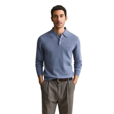 дамски,блузи,с,яка,мъжки,блузи,с,яка,gant,8060109,long,sleeve,polo,blue,(blue,horizon)