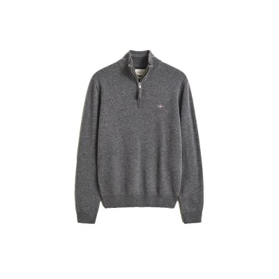 блуза,мъжки,пуловери,дамски,пуловери,gant,87313,half,zip,sweater,grey,(charcoal,melange)