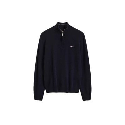 блуза,мъжки,пуловери,дамски,пуловери,gant,87313,half,zip,sweater,black,(marine)