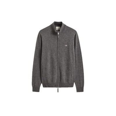 блуза,мъжки,пуловери,дамски,пуловери,gant,87314,full,zip,sweater,grey,(charcoal,melange)