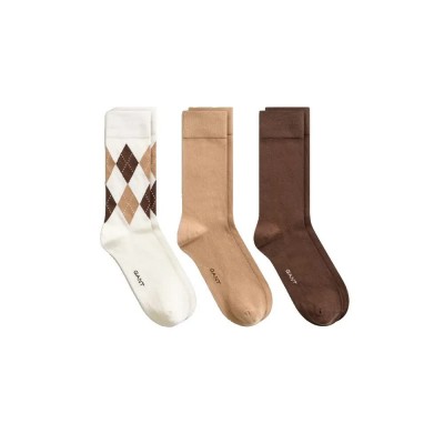 чорапи,мъжки,чорапи,дамски,чорапи,gant,9960399,socks,3,pairs,multicolor,(cream)