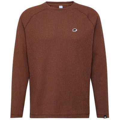 тениска,мъжки,тениски,дамски,тениски,mammut,waffle,long,sleeve,t,shirt,brown,(soil)
