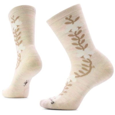 чорапи,мъжки,чорапи,дамски,чорапи,smartwool,everyday,garden,vine,crew,socks,beige,white,(moonbeam)