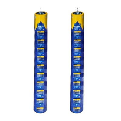 батерии,varta,longlife,power,aaa,lr03,alkaline,batteries,120,units,blue,(multicolor)