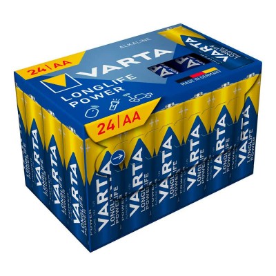 батерии,varta,longlife,power,cube,aa,lr06,alkaline,batteries,24,units,blue,(multicolor)