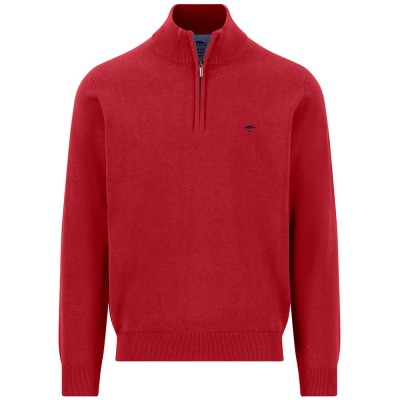 блуза,мъжки,пуловери,дамски,пуловери,fynch,hatton,1614215,half,zip,sweater,red,(brick)