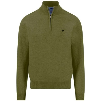 блуза,мъжки,пуловери,дамски,пуловери,fynch,hatton,1614215,half,zip,sweater,green,(moss)